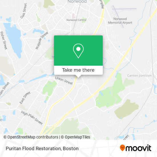 Mapa de Puritan Flood Restoration