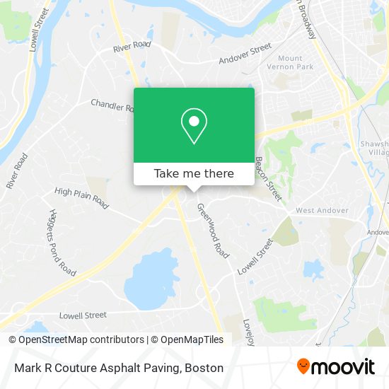 Mapa de Mark R Couture Asphalt Paving
