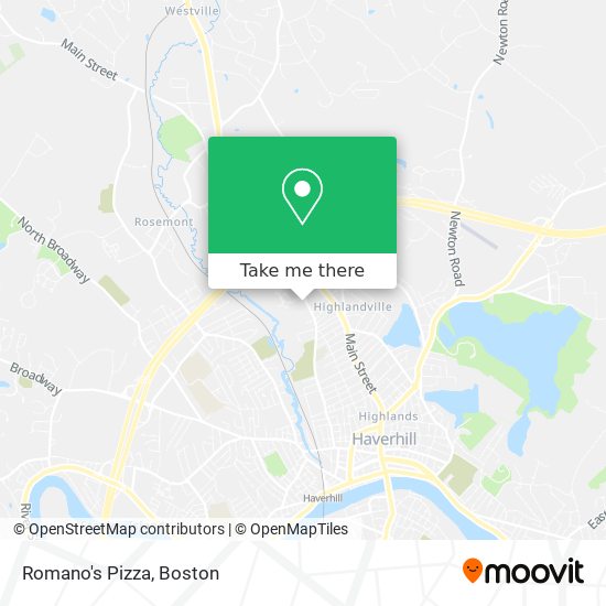 Mapa de Romano's Pizza