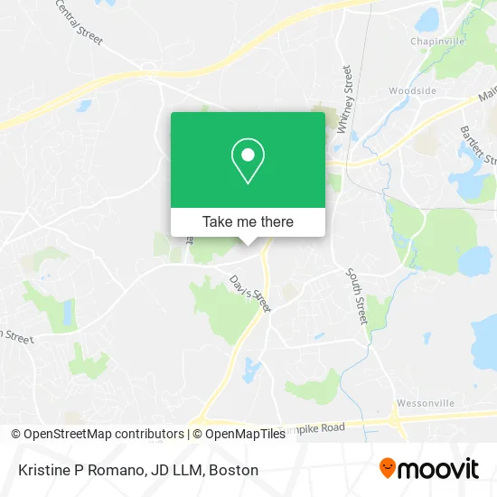 Kristine P Romano, JD LLM map