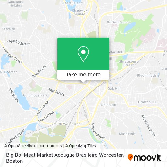 Big Boi Meat Market Acougue Brasileiro Worcester map