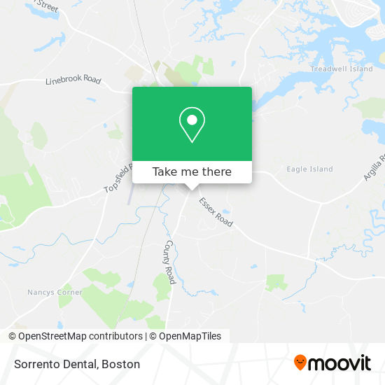 Sorrento Dental map