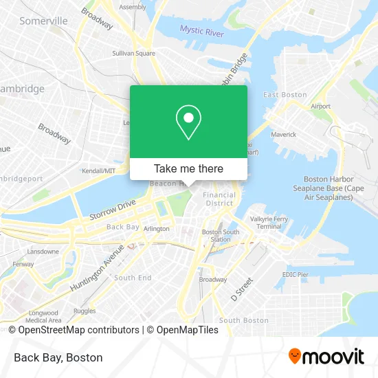 Back Bay map