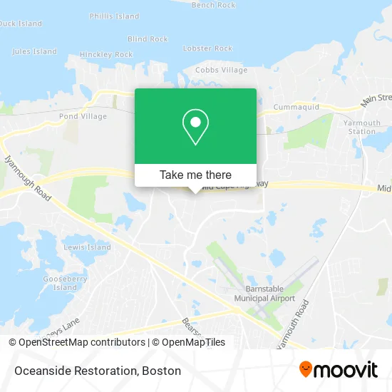 Oceanside Restoration map