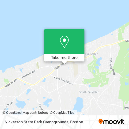 Mapa de Nickerson State Park Campgrounds