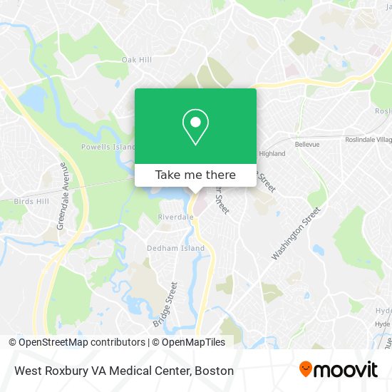 Mapa de West Roxbury VA Medical Center