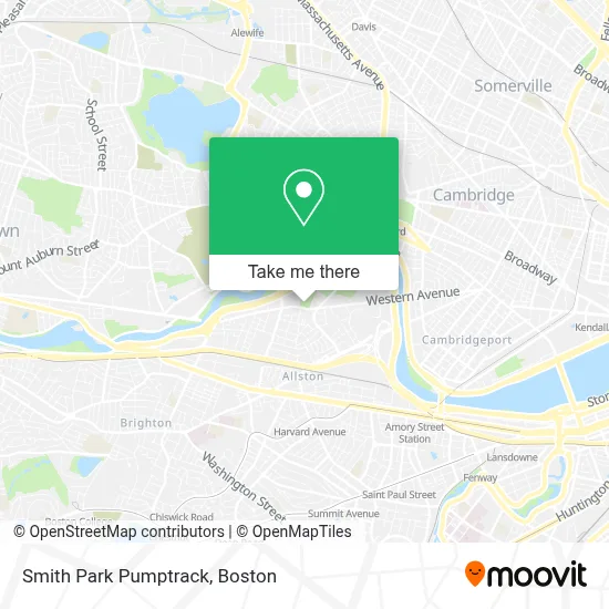 Smith Park Pumptrack map