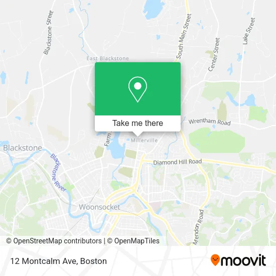 Mapa de 12 Montcalm Ave