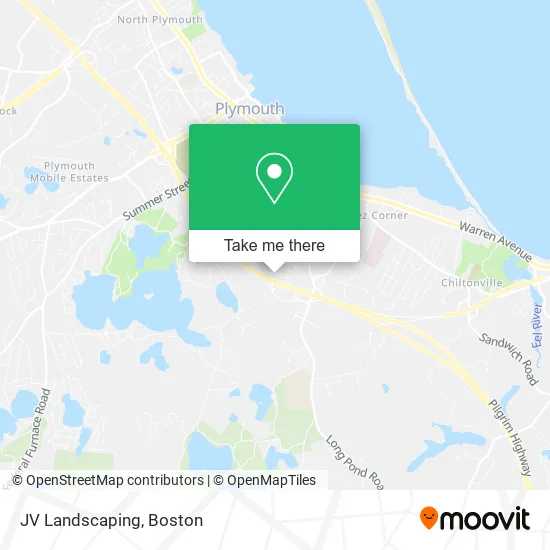 JV Landscaping map
