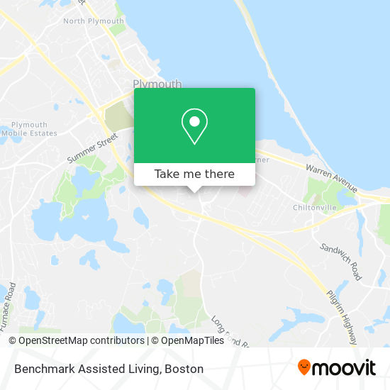 Benchmark Assisted Living map