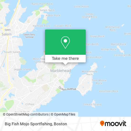 Big Fish Mojo Sportfishing map