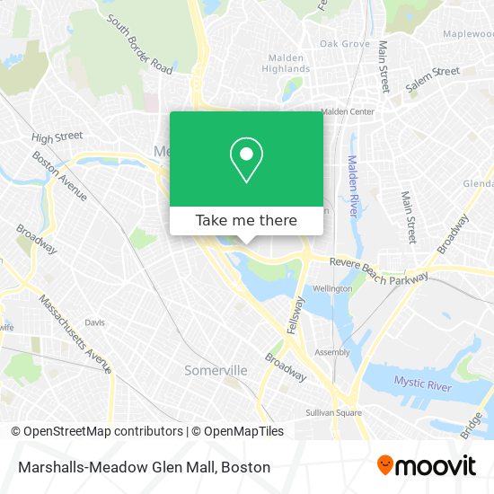 Marshalls-Meadow Glen Mall map