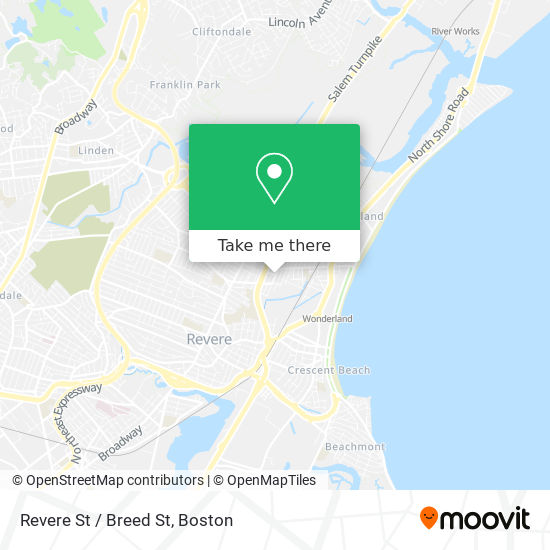 Mapa de Revere St / Breed St