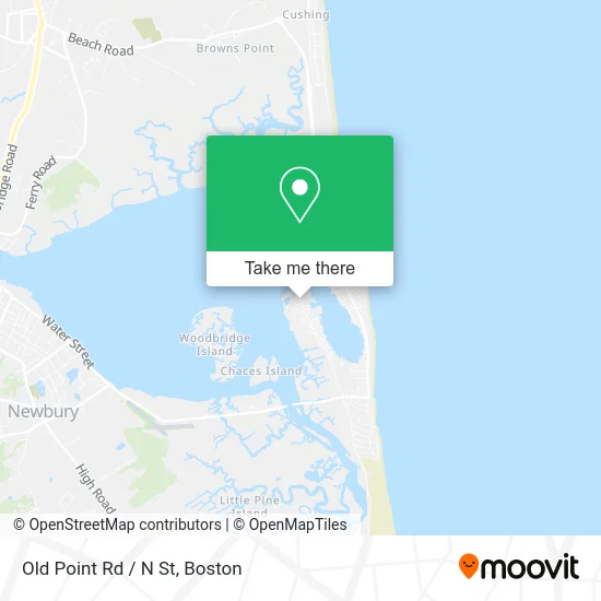 Old Point Rd / N St map