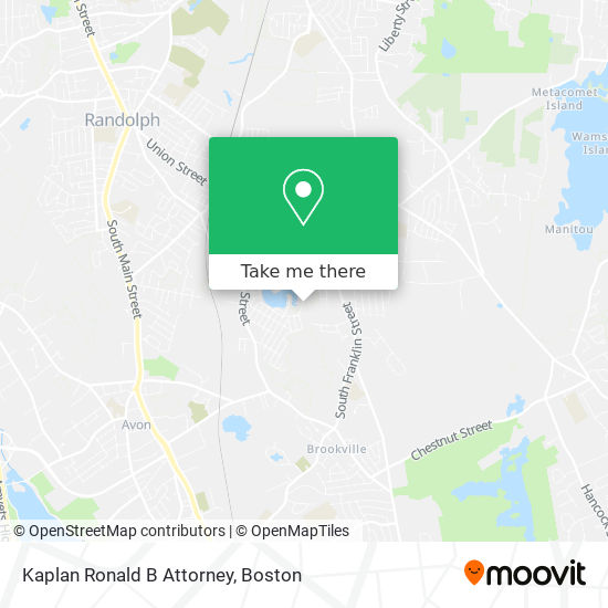 Kaplan Ronald B Attorney map