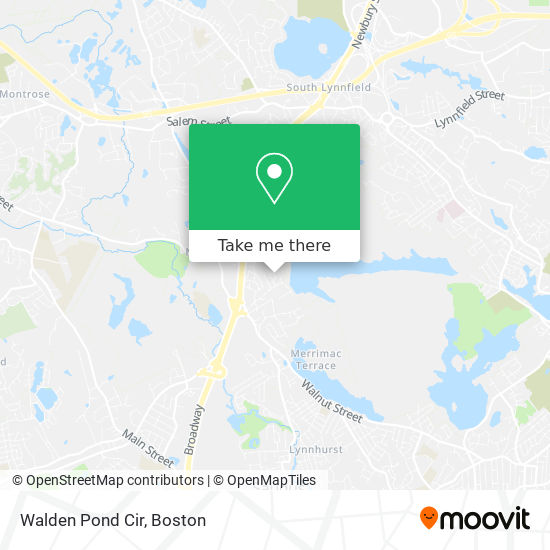 Mapa de Walden Pond Cir