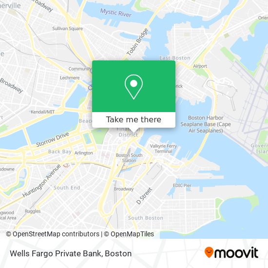 Wells Fargo Private Bank map