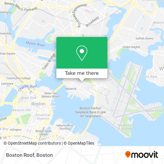 Mapa de Boston Roof
