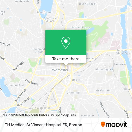 Mapa de TH Medical St Vincent Hospital-ER