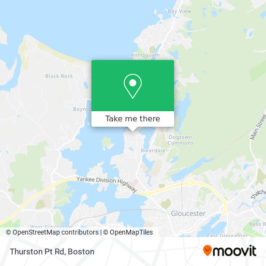 Thurston Pt Rd map