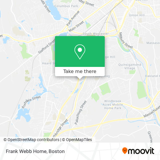 Frank Webb Home map