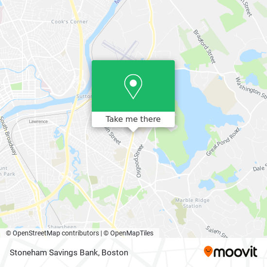 Mapa de Stoneham Savings Bank