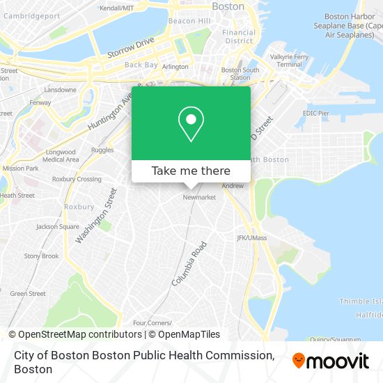 City of Boston Boston Public Health Commission map