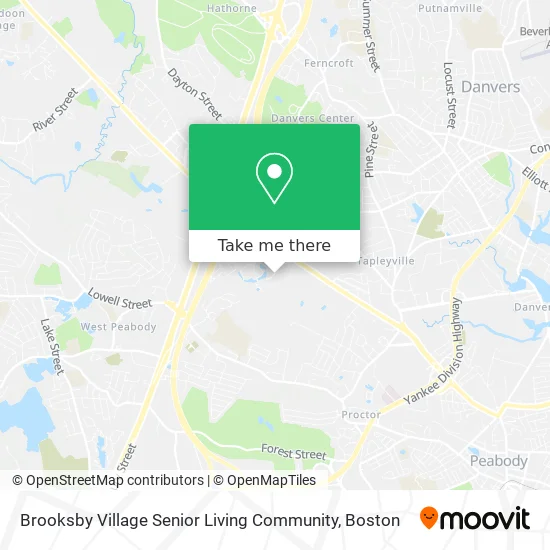 Brooksby Village Senior Living Community map