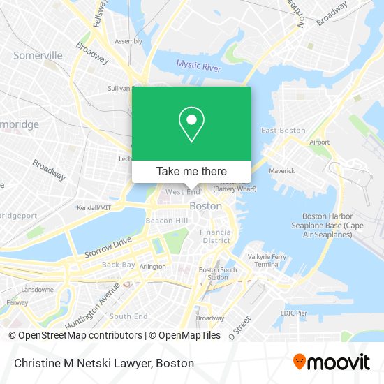 Christine M Netski Lawyer map