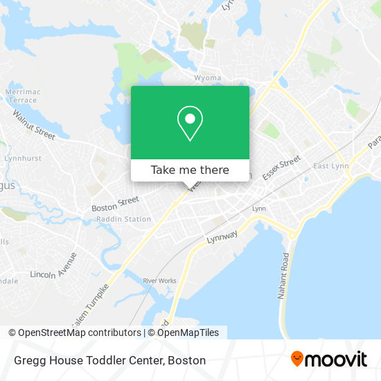 Gregg House Toddler Center map