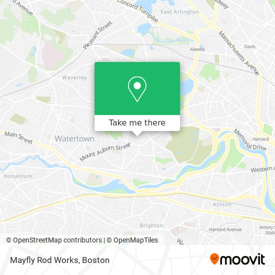 Mapa de Mayfly Rod Works