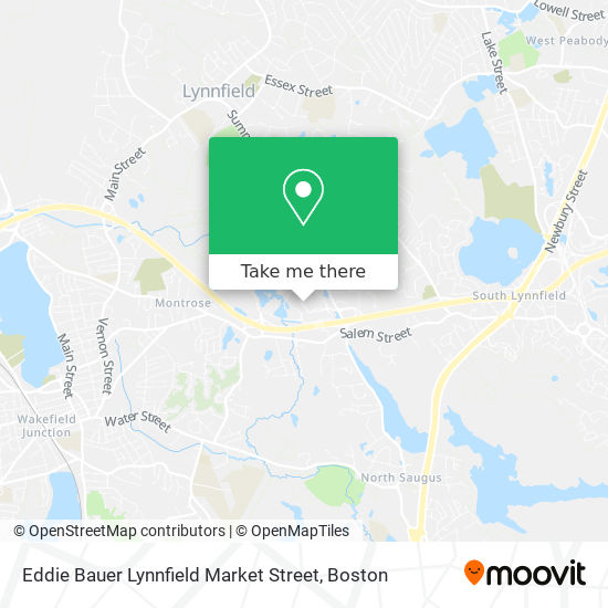 Mapa de Eddie Bauer Lynnfield Market Street