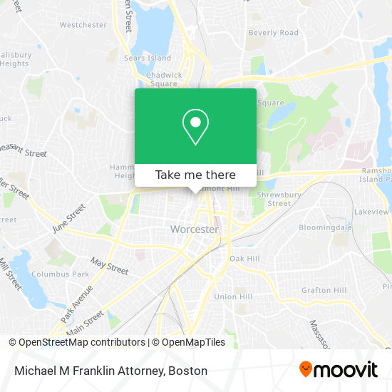 Mapa de Michael M Franklin Attorney