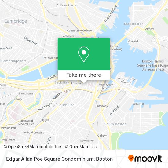 Mapa de Edgar Allan Poe Square Condominium