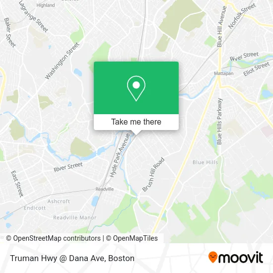 Truman Hwy @ Dana Ave map