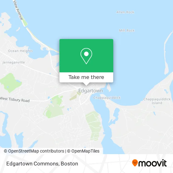 Edgartown Commons map
