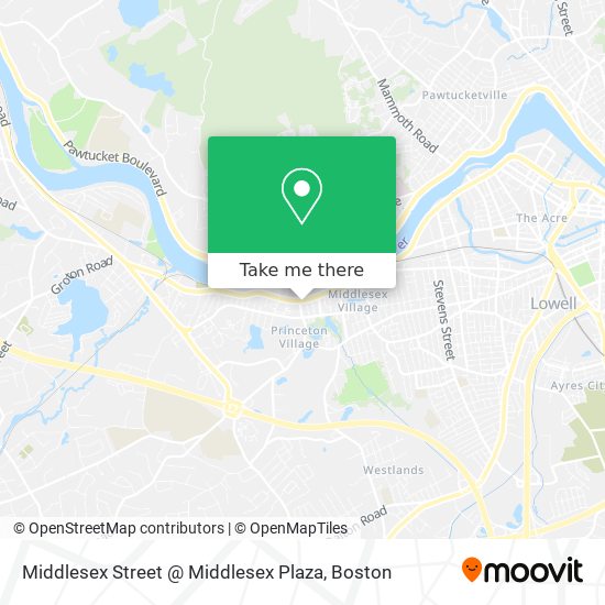 Mapa de Middlesex Street @ Middlesex Plaza