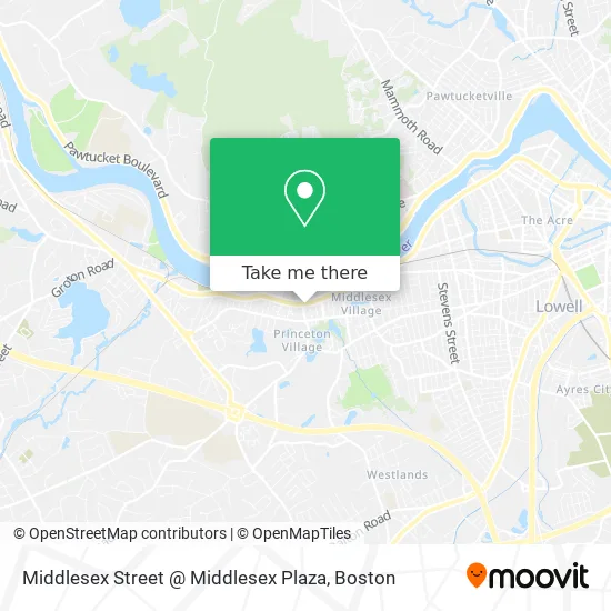 Middlesex Street @ Middlesex Plaza map