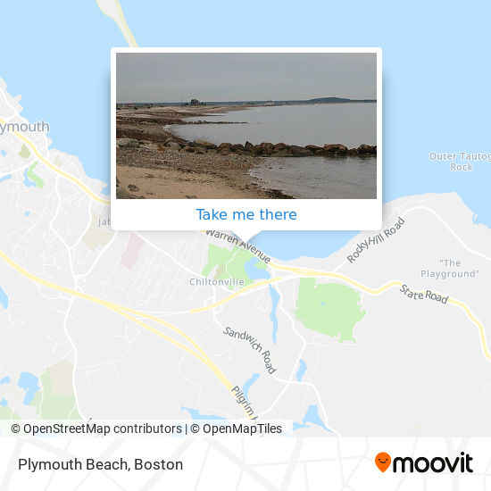 Mapa de Plymouth Beach