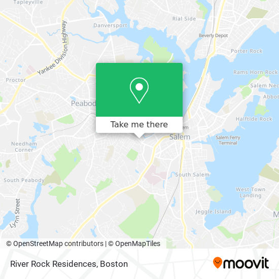 River Rock Residences map
