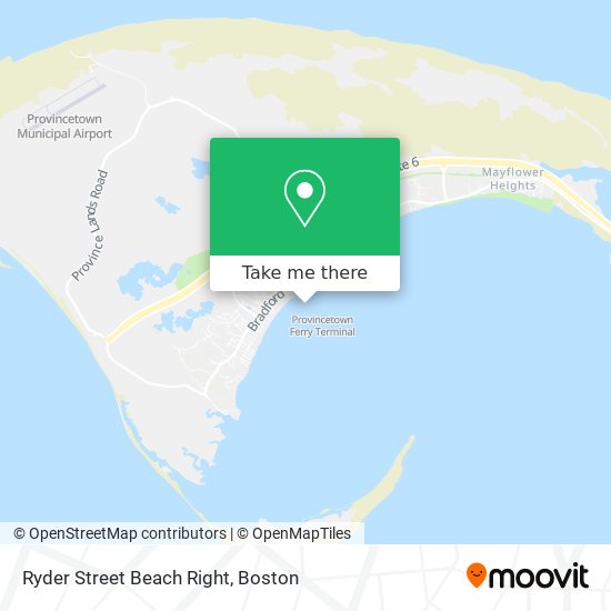 Mapa de Ryder Street Beach Right