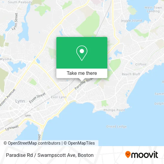 Mapa de Paradise Rd / Swampscott Ave