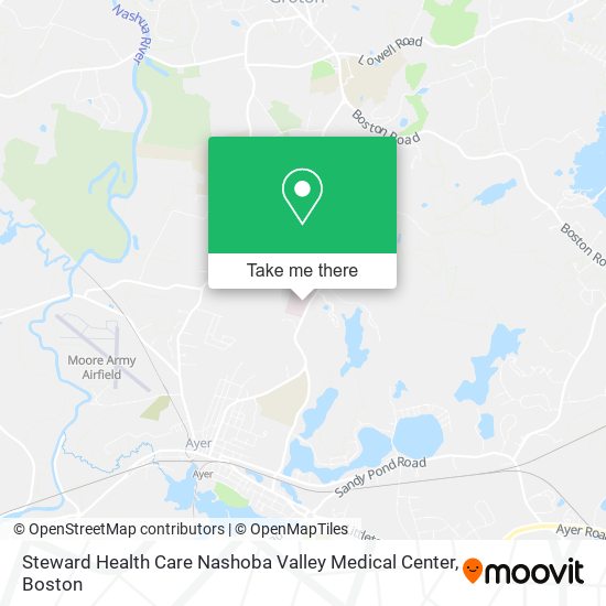 Mapa de Steward Health Care Nashoba Valley Medical Center
