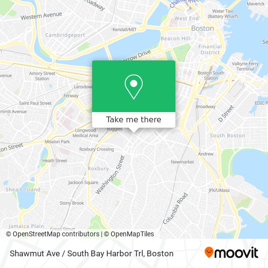 Mapa de Shawmut Ave / South Bay Harbor Trl