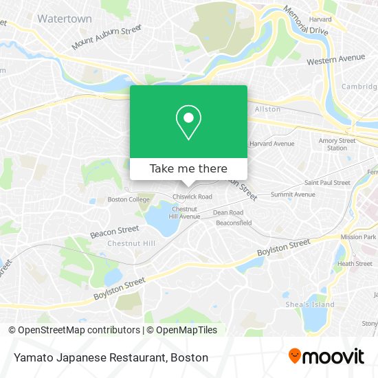 Mapa de Yamato Japanese Restaurant