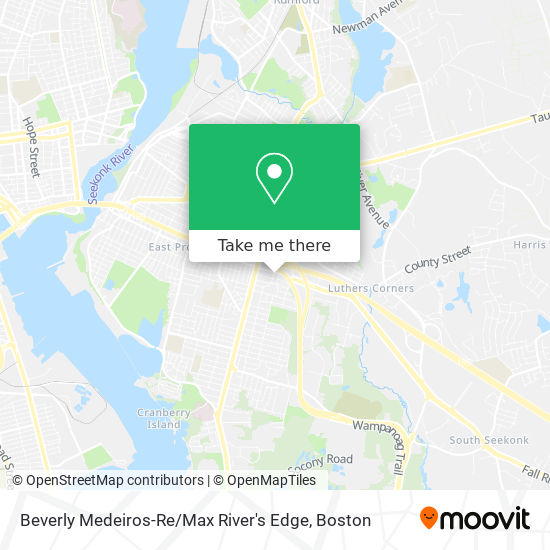 Mapa de Beverly Medeiros-Re / Max River's Edge