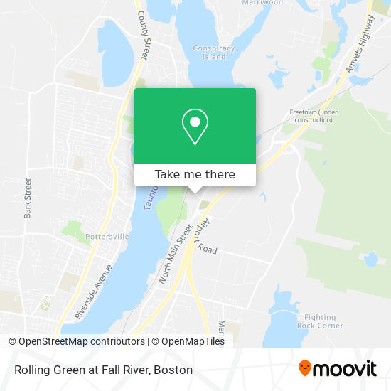 Rolling Green at Fall River map