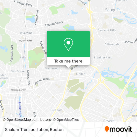 Mapa de Shalom Transportation
