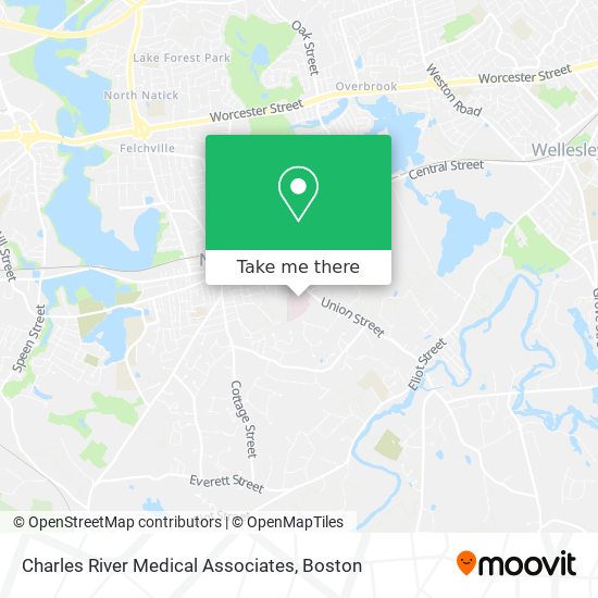Mapa de Charles River Medical Associates