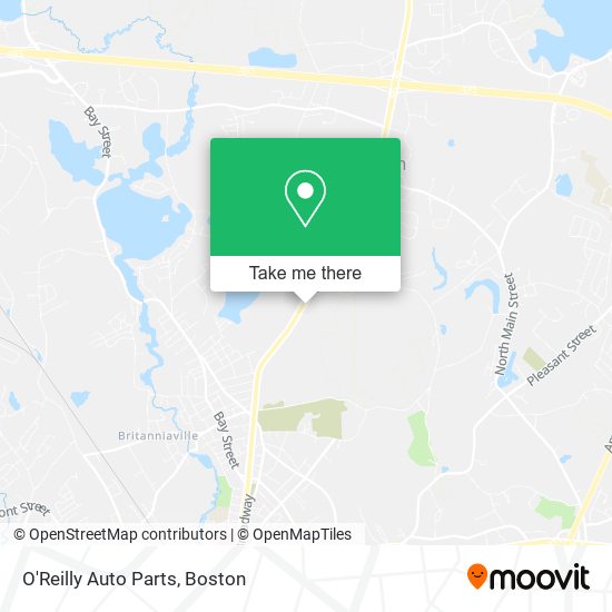 O'Reilly Auto Parts map